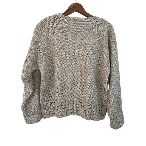 Carraig Donn Vintage Womens Sweater Size Small Tan Knit Cardigan Button Down - Picture 2 of 8